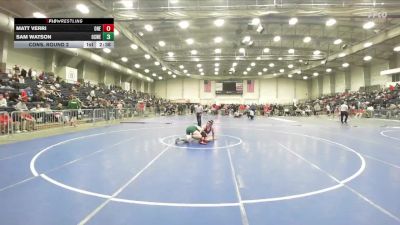 157 lbs Cons. Round 2 - Sam Watson, Oswego State vs Matt Verri, Oneonta State