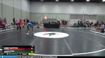 106 lbs Round 1 (8 Team) - Gabby Hampton, Missouri 2 vs Amara Ehsa, Kansas