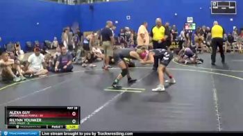 98 lbs Round 5 (6 Team) - Rilynn Younker, Steel Valley vs Alexa Guy, Untouchables Purple