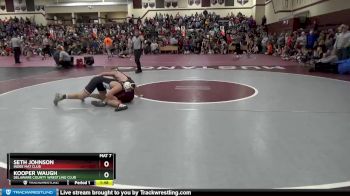 S-14 lbs Quarterfinal - Seth Johnson, Indee Mat Club vs Kooper Waugh, Delaware County Wrestling Club