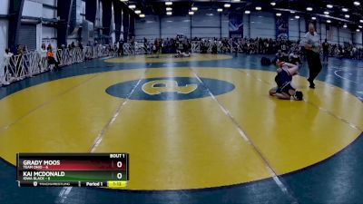 84 lbs Rd# 4- 2:00pm Friday Final Pool - Kai McDonald, Iowa Black vs Grady Moos, Team Ohio