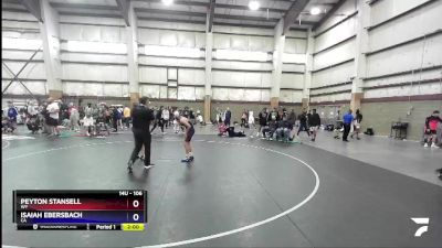 106 lbs Champ. Round 1 - Peyton Stansell, WY vs Isaiah Ebersbach, CA