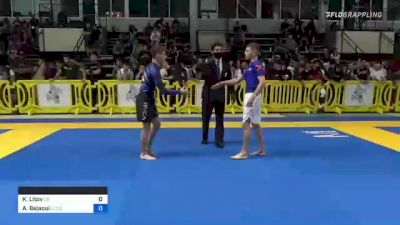 Kobe Litov vs Adam Bejaoui 2021 Pan IBJJF Jiu-Jitsu No-Gi Championship