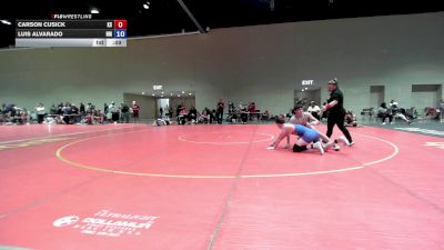 155 lbs Cons. Round 3 - Diego Perea, NM vs Ryder Hood, KS