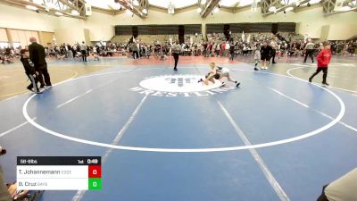 56-B lbs Round Of 32 - Timothy Johannemann, Edgewater vs Brody Cruz, Bayport-Blue Point