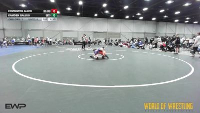 80 lbs Consi Of 4 - Covington Allen, OK Elite 14U Orange vs Kamden Gallus, Untouchables 14U MN