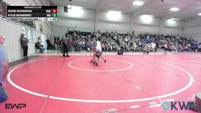 55-67 lbs Rr Rnd 2 - Rosie Rodriguez, Runestone vs Kylie McInerney, Brushy Wrestling Club