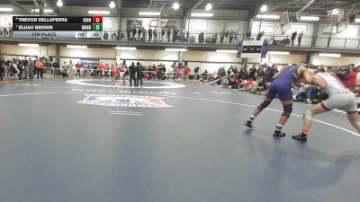 144 lbs 5th Place - Trevor Dellapenta, Eden vs Elijah Brown, Monroe Woodbury