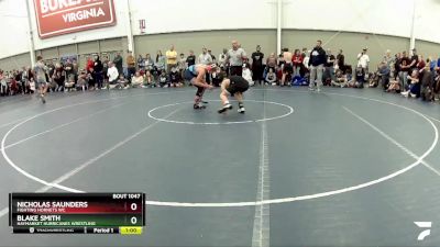 114 lbs Cons. Round 2 - Blake Smith, Haymarket Hurricanes Wrestling vs Nicholas Saunders, Fighting Hornets WC