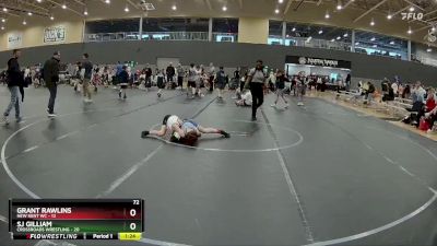 72 lbs Round 3 - SJ Gilliam, Crossroads Wrestling vs Grant Rawlins, New Kent WC