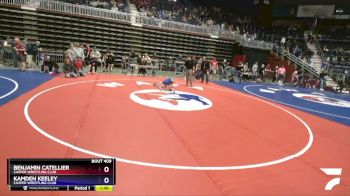 56 lbs Semifinal - Benjamin Catellier, Casper Wrestling Club vs Kamden Keeley, Casper Wrestling Club