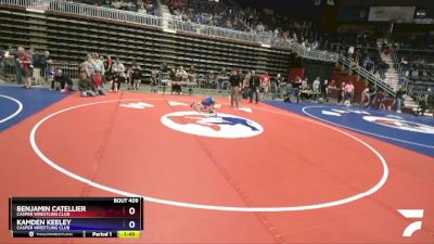 56 lbs Semifinal - Benjamin Catellier, Casper Wrestling Club vs Kamden Keeley, Casper Wrestling Club