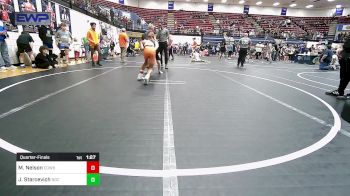 90 lbs Quarterfinal - Montra Nelson, Cowboy Wrestling vs Jaxon Starcevich, Norman Grappling Club