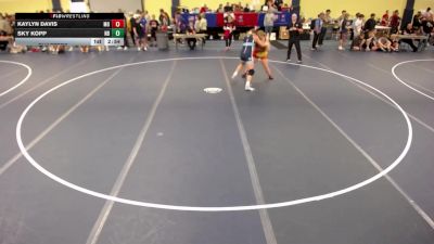 170-190 lbs Champ. Round 2 - Kaylyn Davis, MO vs Sky Kopp, ND