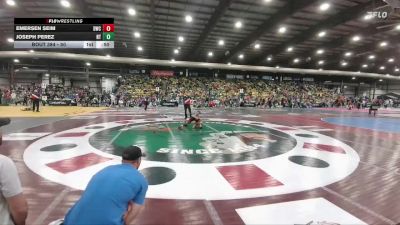 50 lbs Cons. Round 5 - Emersen Seim, Douglas Wrestling Club vs Joseph Perez, No Team