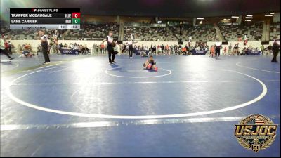 40 lbs Consolation - Trapper McDaugale, Blue Devil Wrestling vs Lane Carrier, Raw Wrestling Club