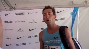 Dan Huling not running to fitness in steeple at Pre Classic 2013