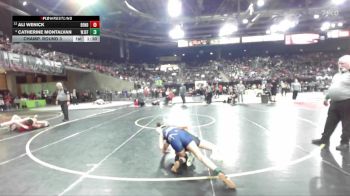 105 lbs Champ. Round 3 - Ali Wenick, Bend Senior vs Catherine Montalvan, West Jefferson