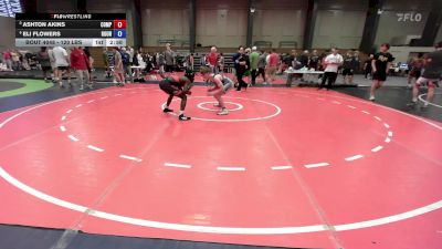 120 lbs 3rd Place - Ashton Akins, Compound Wrestling vs Eli Flowers, Roundtree Wrestling Academy