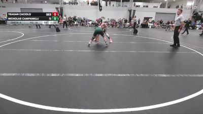 126 lbs Finals (8 Team) - Teagan Caciolo, Grit Mat Club Red vs Nicholas Campanelli, Frost Gang
