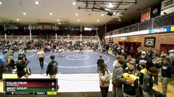 150 lbs Cons. Round 7 - Brody Dooley, Belgrade vs Callan Childs, Glacier Peak