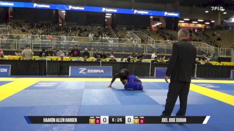 Joel Jose Duran vs Haakon Allen Hansen 2025 Pan Jiu Jitsu IBJJF Championship