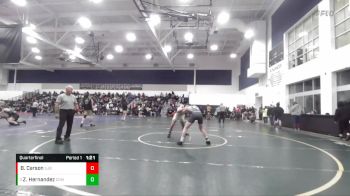 175 lbs Quarterfinal - Zion Hernandez, Corona Del Mar vs Brayden Carson, Sj Bosco
