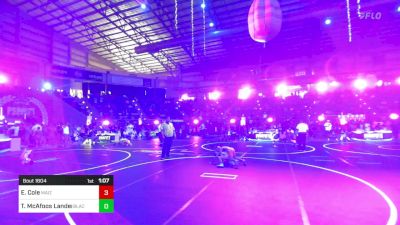 72 lbs Round Of 16 - Everlie Cole, Maize WC vs Tegan McAfoos Landers, Black Fox Wrestling Academy