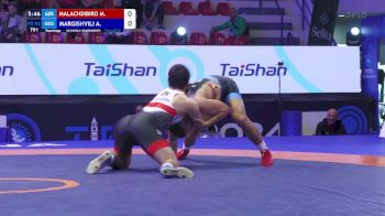 92 kg Repechage #2 - Mustafagadzhi Malachdibirov, Individual Neutral Athletes vs Andro Margishvili, Georgia