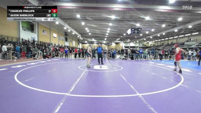 138 lbs Quarterfinal - Charles Phillips, East Providence vs Jaxon Sherlock, Lincoln