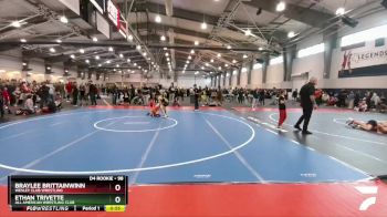98 lbs Quarterfinal - Ethan Trivette, All American Wrestling Club vs Braylee Brittainwinn, Wesley Club Wrestling