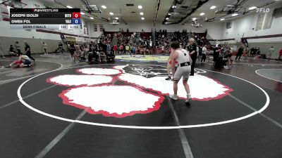 138 lbs Semifinal - Joseph Isoldi, Bergen Catholic vs Owen Fol, Yale Street