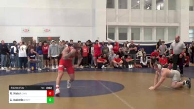 174 lbs Round Of 32 - Rocco Welsh, Ohio State vs Colby Isabelle, Brown University