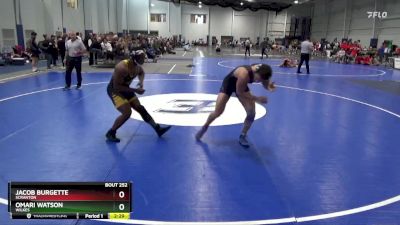 174 lbs Quarterfinal - Jacob Burgette, Scranton vs Omari Watson, Wilkes