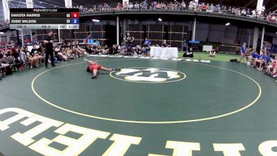 105 lbs Dakota Harris, Oklahoma vs Josie Wilson, Kansas