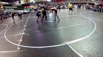 140 lbs Champ. Round 1 - Waylon Blessin, Lexington vs Jace Jensen, Alliance Wrestling Club