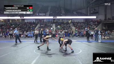 92 lbs Quarterfinal - Landon Nicholson, Lawrence Elite vs Carter Ritchie, Parsons