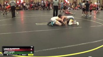 130 lbs Round 3 (6 Team) - Jimmy Sloan, Revival Blue vs LOGAN RUMBERGER, Keystone Crush