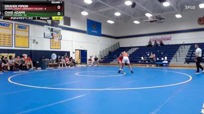 197 lbs Round 1 (6 Team) - Draven Pipkin, Neosho County Community College vs Chad Adams, Cowley College