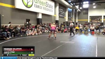 142 lbs Round 5 (6 Team) - Mckenzie Tollefson, FEWTeamIowa vs Hadyn Stine, SOTM Pink