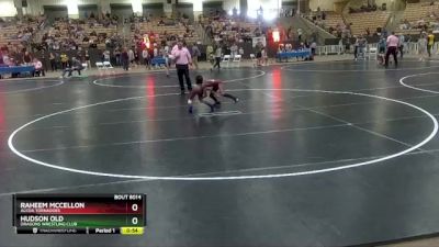 70 lbs Quarterfinal - Raheem Mccellon, Alcoa Tornadoes vs Hudson Old, Dragons Wrestling Club