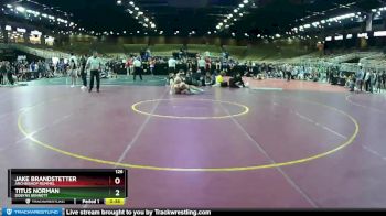 126 lbs Cons. Round 4 - Titus Norman, Dobyns Bennett vs Jake Brandstetter, Archbishop Rummel