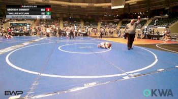 46 lbs Quarterfinal - Greyson Summitt, Wolfpak Wrestling vs Dallas McClain, Berryhill Wrestling Club