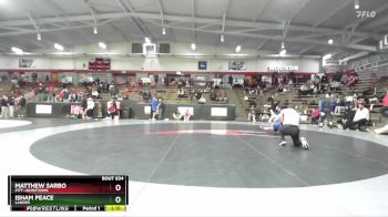 149 lbs Quarterfinal - Isham Peace, Lander vs Matthew Sarbo, Pitt-Johnstown
