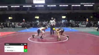 130 lbs Round Of 16 - Yazir Tellez, Sunkist Kids Monster Garage vs Thomas Talmadge, Dallas Mat Club