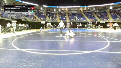 75 lbs Round Of 32 - Caleb Trometter, Southern Columbia vs Byron Rice, Hickory