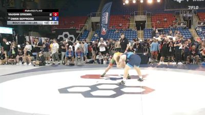 150 lbs Champ. Rd Of 128 - Vaughn Strobel, AZ vs Owen Seffrood, WI