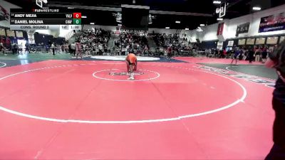 120 lbs Cons. Round 2 - Daniel Molina, Chaffey vs Andy Mejia, Valley View