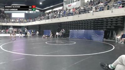 115 lbs Consi-qtrs - Dominic Blocker, Essex vs Colt Carmean, Orangeville