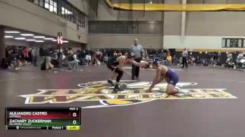 157 lbs Cons. Round 3 - Alejandro Castro, Defiance vs Zachary Zuckerman, Delaware Valley